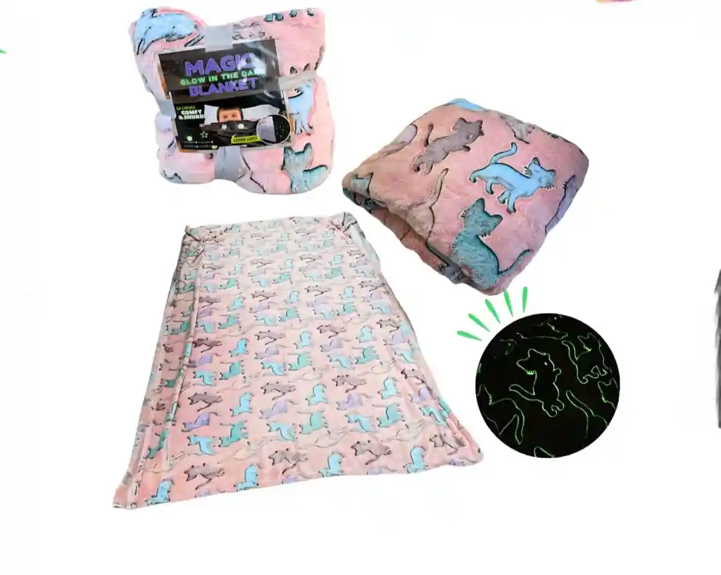 Manta Cobija Que Brilla En La Oscuridad