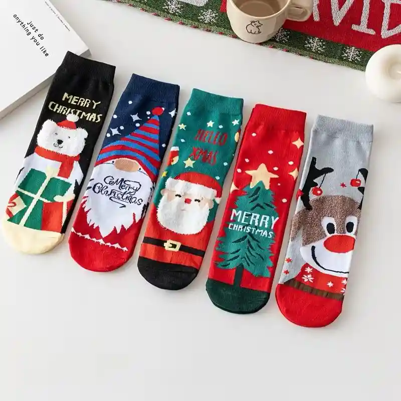 Navidad Medias Largas (reno)