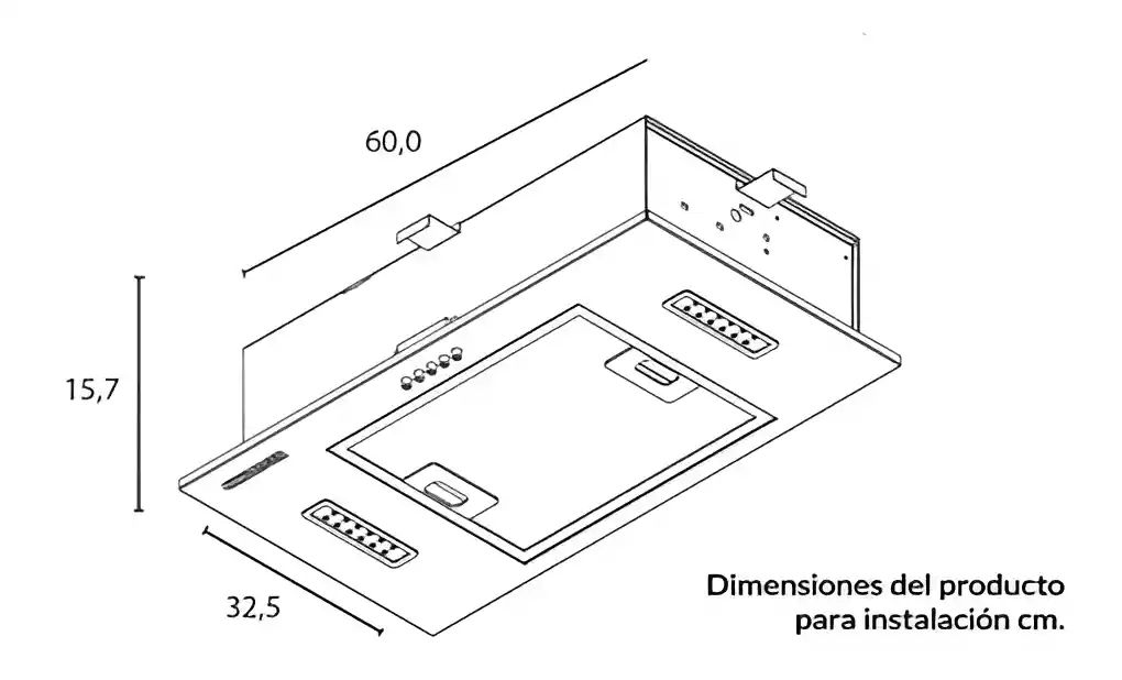Extractor Horizontal Grupo Filtrante - Ref. Cx 4150 Inox