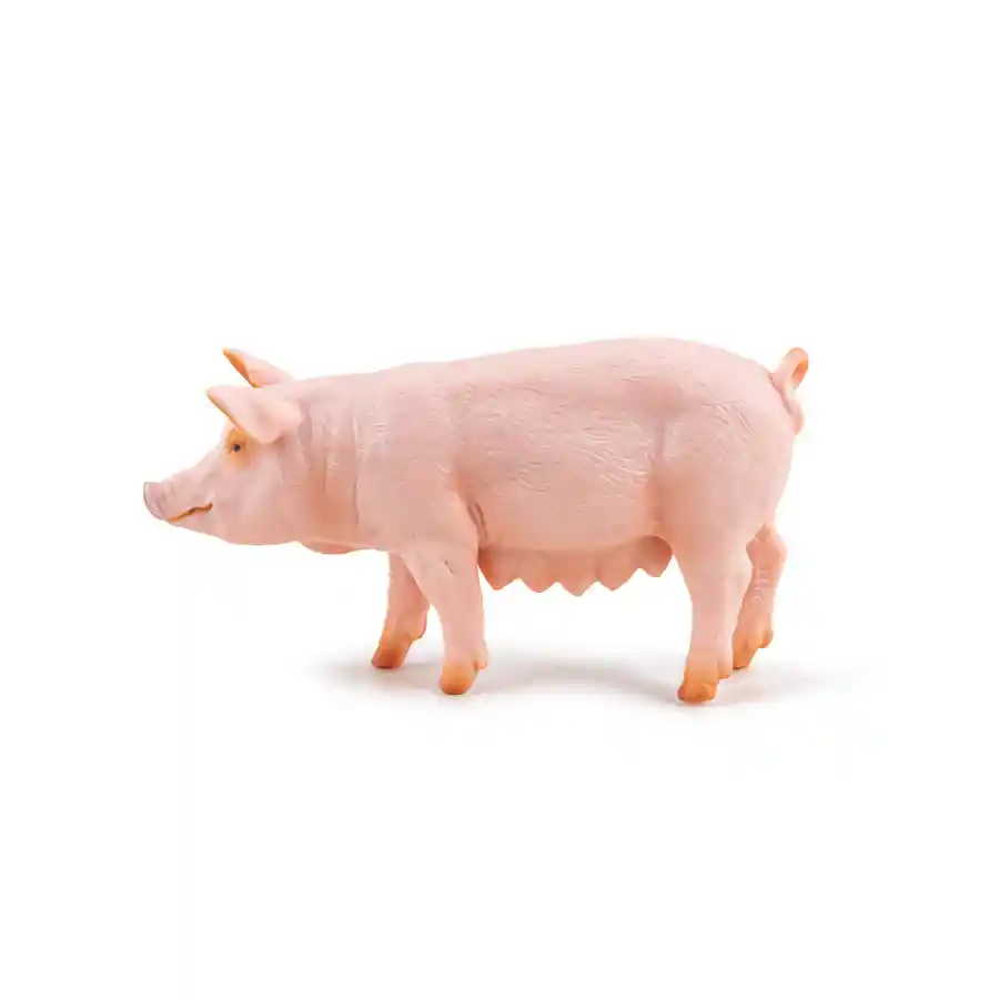 Figura Coleccionable Cerda Pintada A Mano Papo