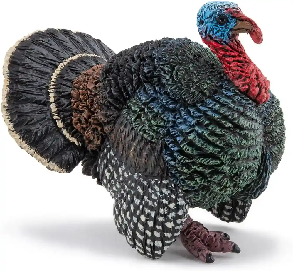 Figura Coleccionable Pavo Pintada A Mano Papo