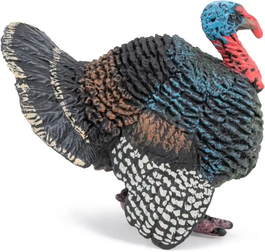 Figura Coleccionable Pavo Pintada A Mano Papo