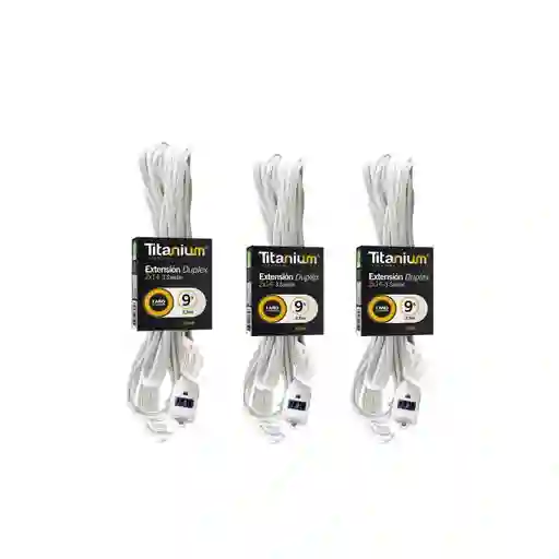 3 Extensiones X 3.6 Metros