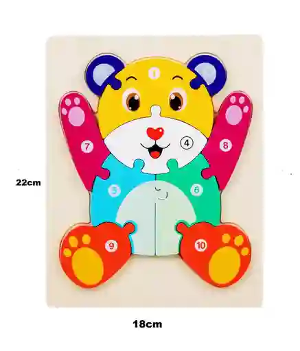 Rompecabeza Juguete Didactico Oso Ref 24312-23b