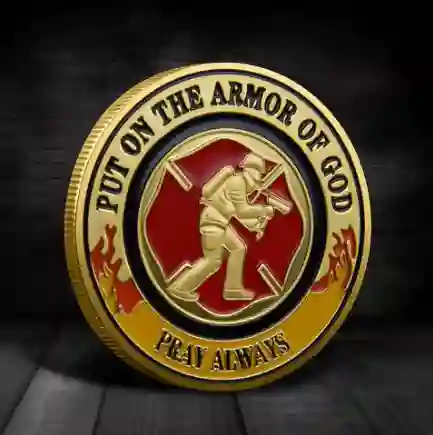 Moneda De Coleccion Put Onthe Rmor Of God