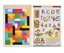 Rompecabezas Tetris Puzzle Juego De Madera