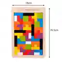 Rompecabezas Tetris Puzzle Juego De Madera