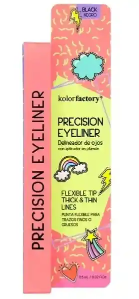 Delineador Precisión Eyeliner Kf Tono Negro
