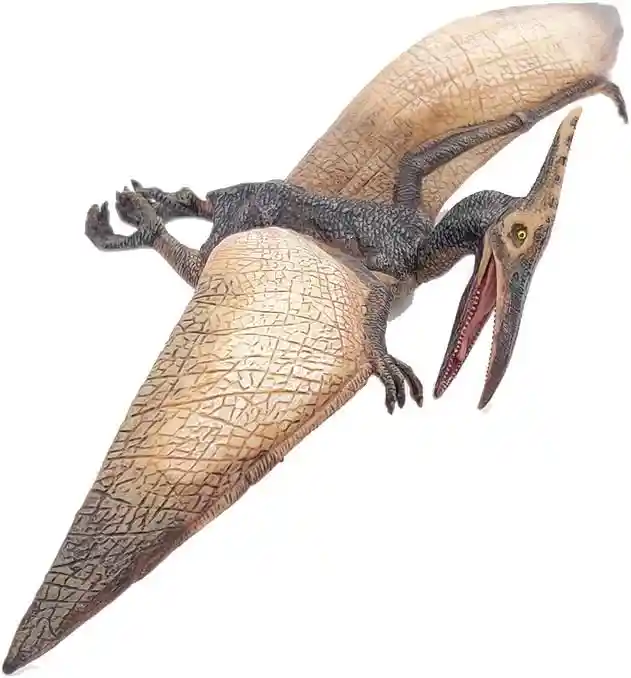 Figura Coleccionable Dinosaurio Pteranodon Pintada A Mano