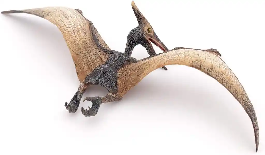 Figura Coleccionable Dinosaurio Pteranodon Pintada A Mano