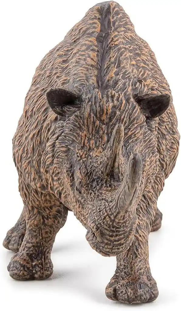 Figura Coleccionable Dinosaurio Rinoceronte Pintada A Mano