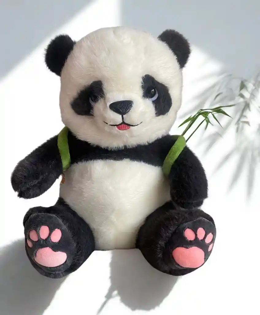 Peluche De Oso Panda Con Bolso