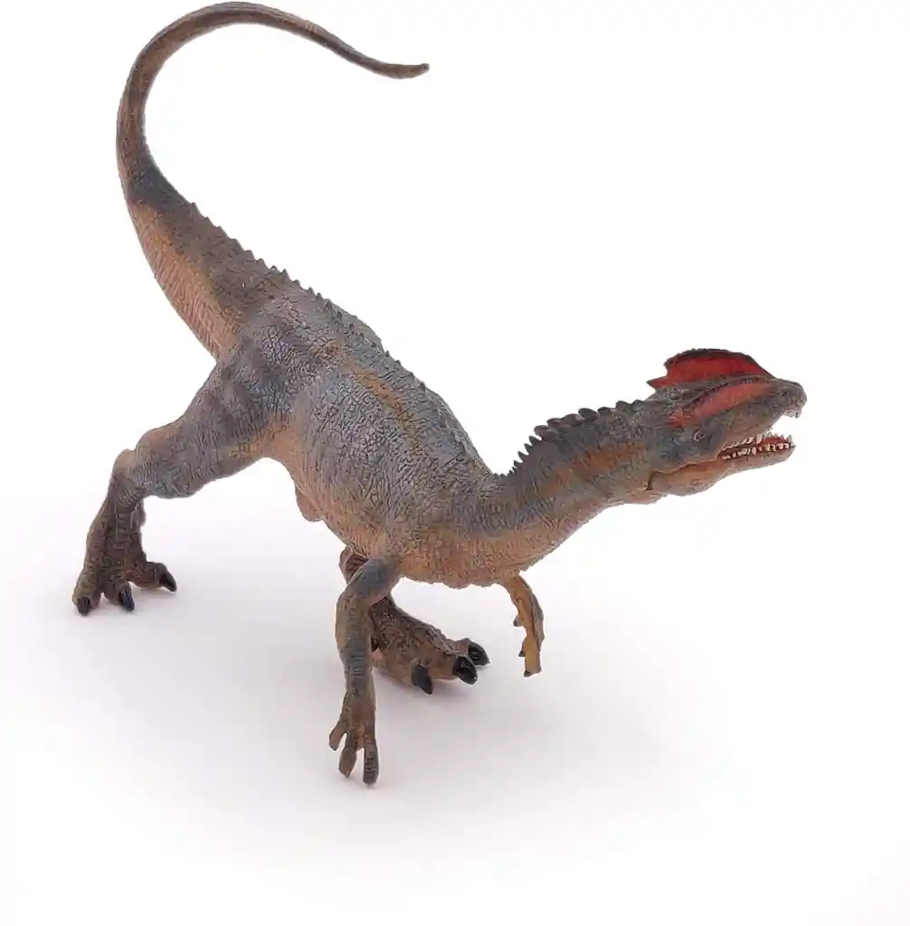 Figura Coleccionable Dinosaurio Dilophosaurus Pintada A Mano