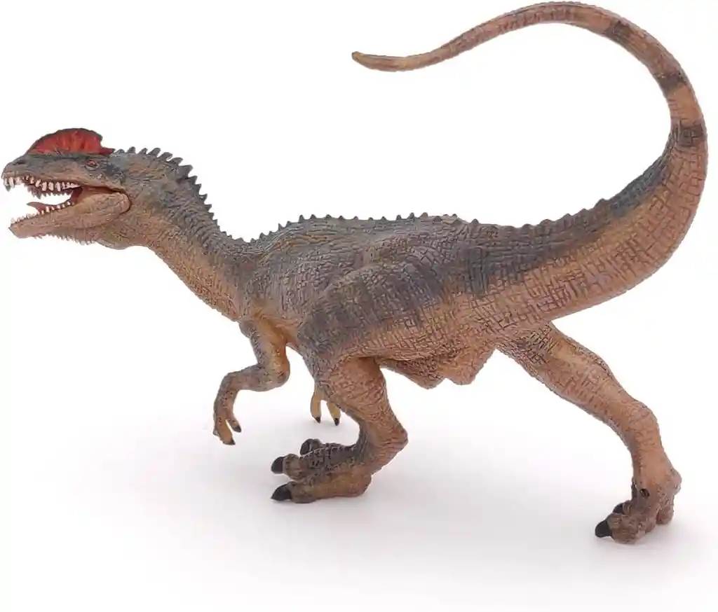 Figura Coleccionable Dinosaurio Dilophosaurus Pintada A Mano