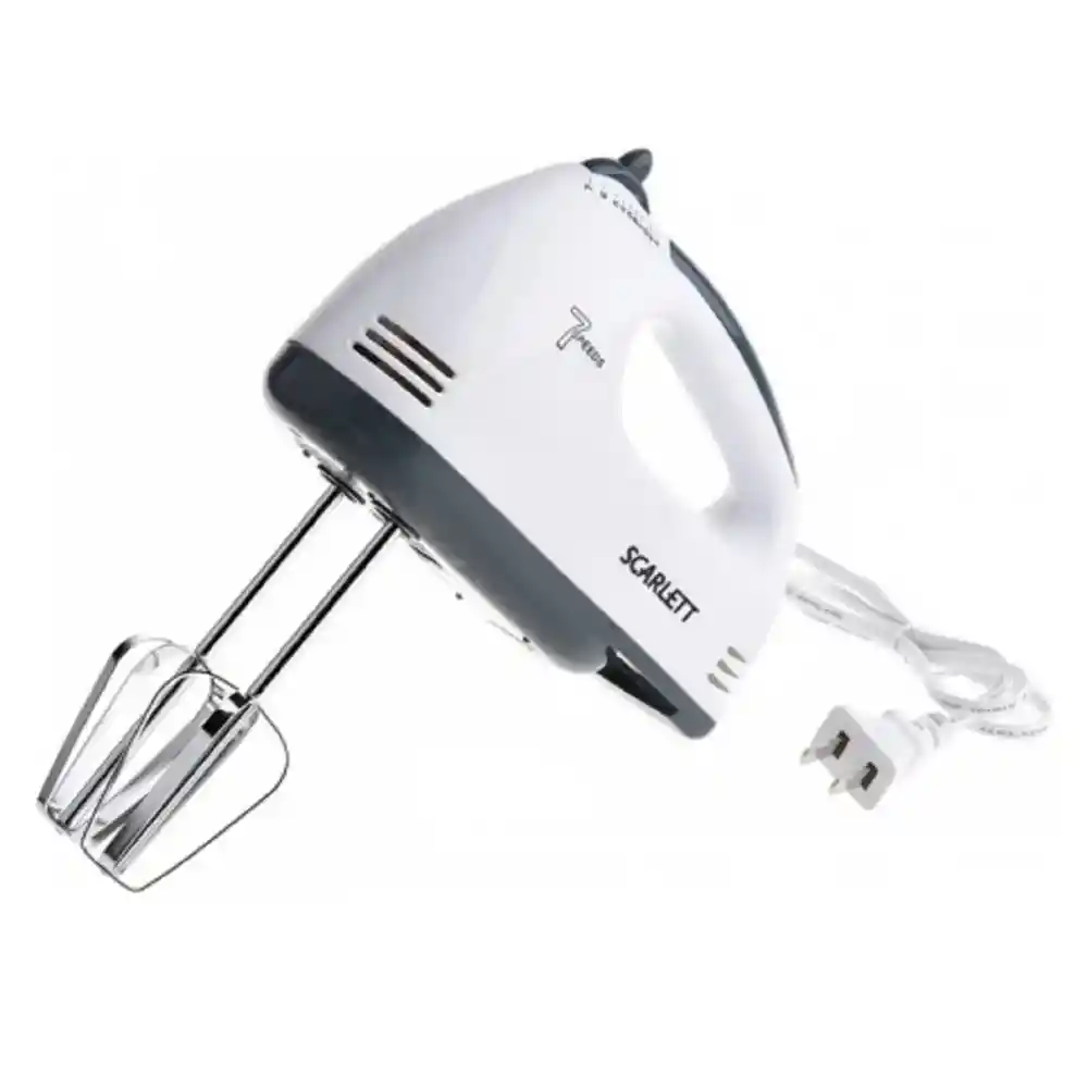Scarlett 2023 Batidora De Mano Eléctrica 7 Velocidades Color Blanco Frecuencia 0