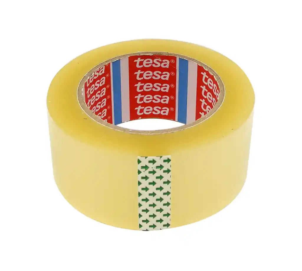 Cinta Transparente De Empaque Rollo Mediano