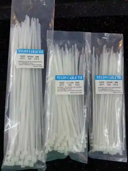 Amarre Transparente 2.5x100mm