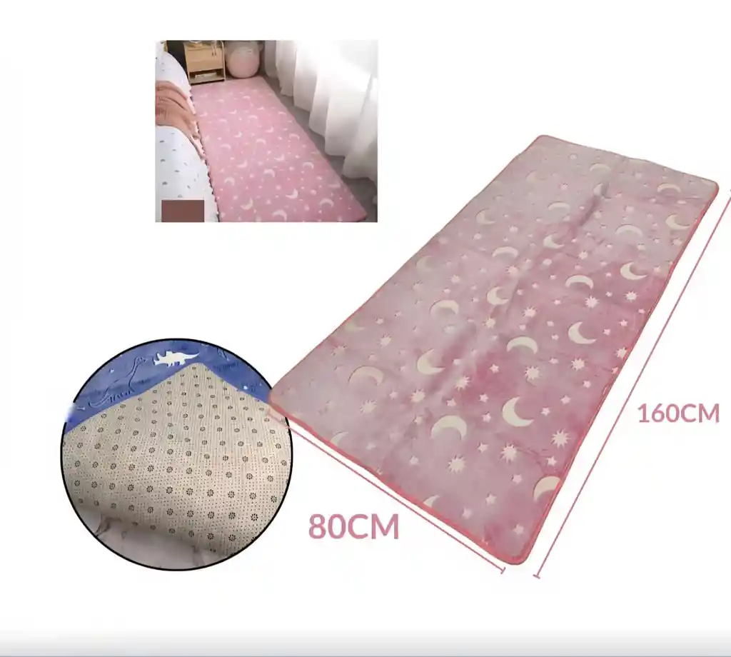 Tapete Alfombra Luminosa Niños | 160x80cm Pie De Cama