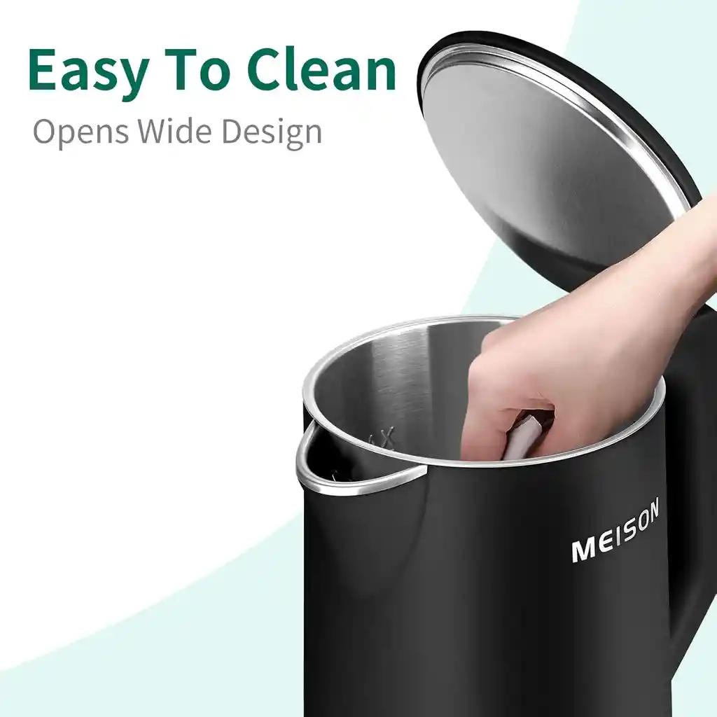 Hervidor Electrico Agua Acero Inoxidable Doble Pared