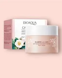🌸 Crema Facial Bioaqua Camellias – Hidratante & Antioxidante 🌸