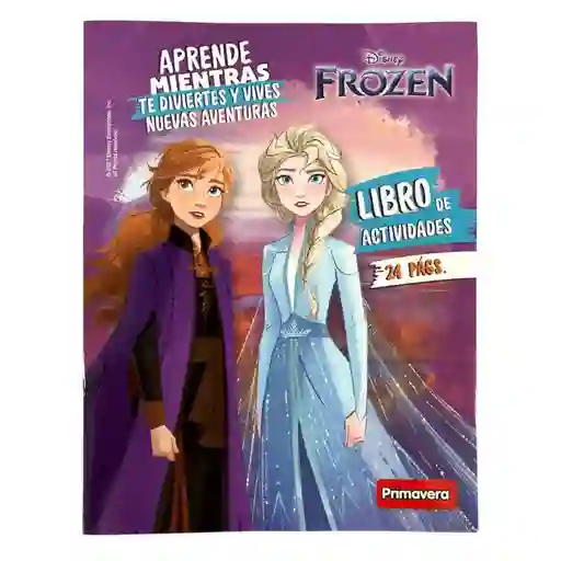Libro De Actividades Y Colorear 24 Paginas Frozen