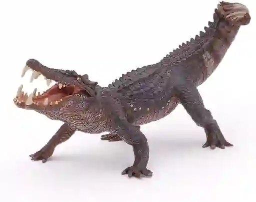 Figura Coleccionable Dinosaurio Kaprosuchus Pintada A Mano