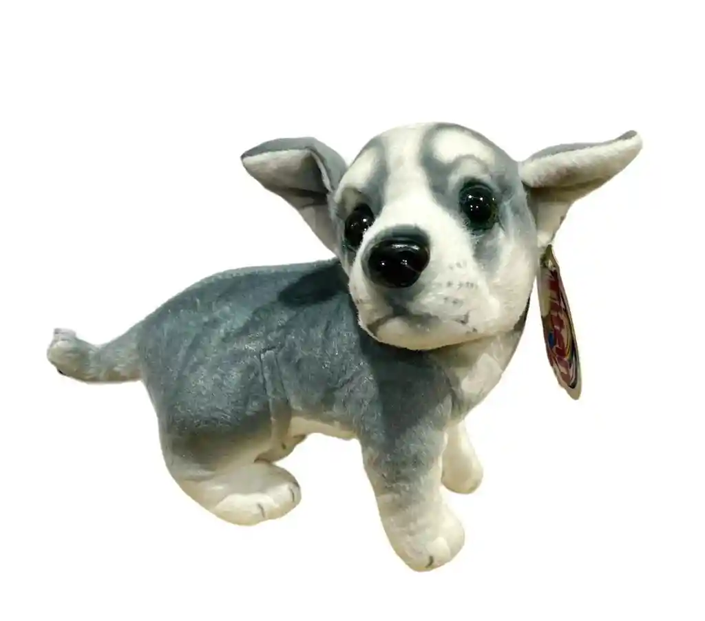 Peluche Perro Razas Con Sonido Medidas Largo 25 X Alto 18 Cm Ref Eco-suv