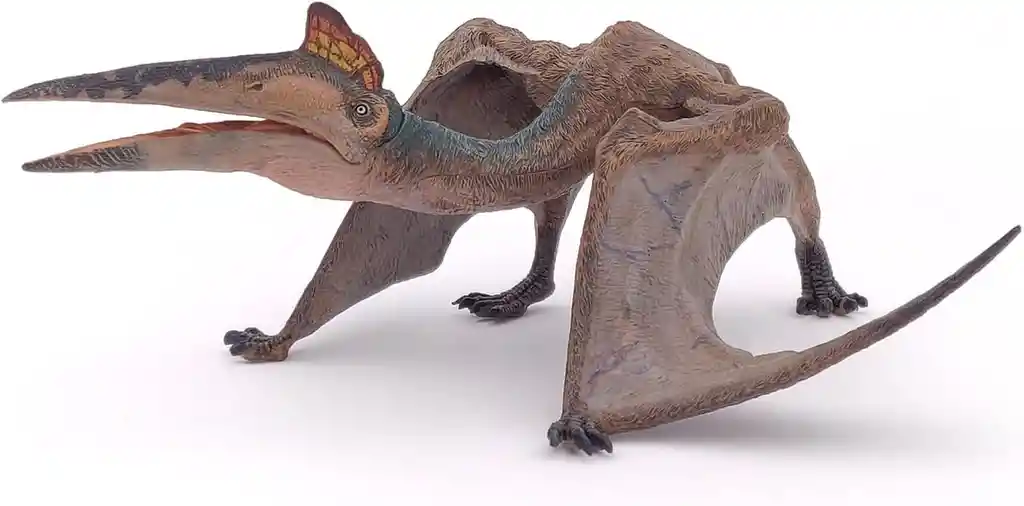 Figura Coleccionable Dinosaurio Quetzalcoatlu Pintada A Mano