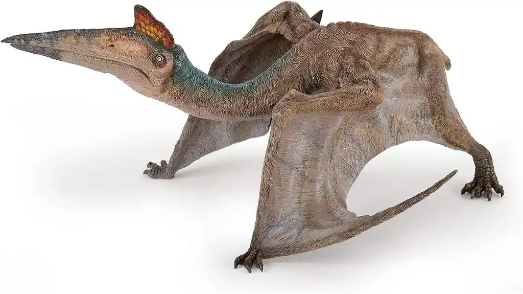 Figura Coleccionable Dinosaurio Quetzalcoatlu Pintada A Mano