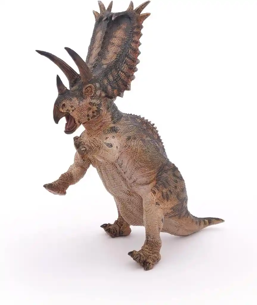 Figura Coleccionable Dinosaurio Pentaceratops Pintada A Mano