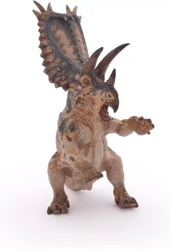 Figura Coleccionable Dinosaurio Pentaceratops Pintada A Mano