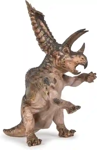 Figura Coleccionable Dinosaurio Pentaceratops Pintada A Mano