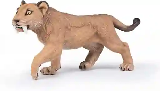 Figura Coleccionable Dinosaurio Smilodon Pintada A Mano