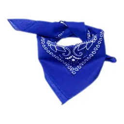 Pañoleta O Paño Floral Azul Unidad