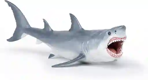 Figura Coleccionable Dinosaurio Megalodon Pintada A Mano
