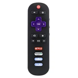 Control Remoto Compatible Con Tcl Roku Rc280 Smart Tv 65us5800 43up130 50up130 55up130 43fp110 49fp110 55up120 32s4610r 40fs4610r 50fs3750 55fs3750 Boton Para Netflix, Vudu Y Amazon