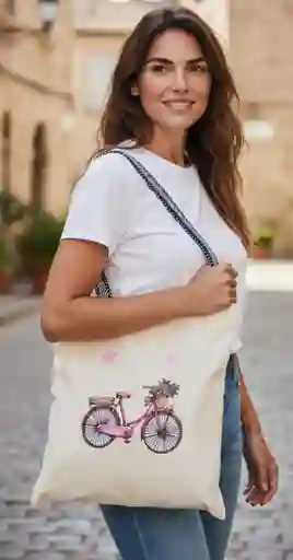 Tote Bag Bici Floral