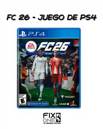 Juego Ps4 Ea Sport Fc 26