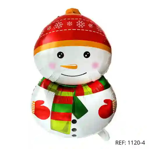 Globo Muñeco De Nieve