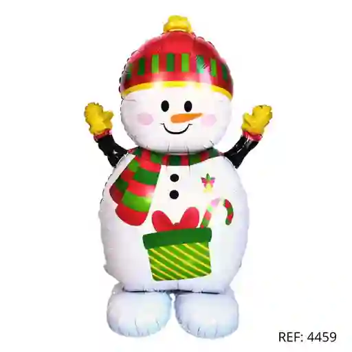Globo Muñeco De Nieve