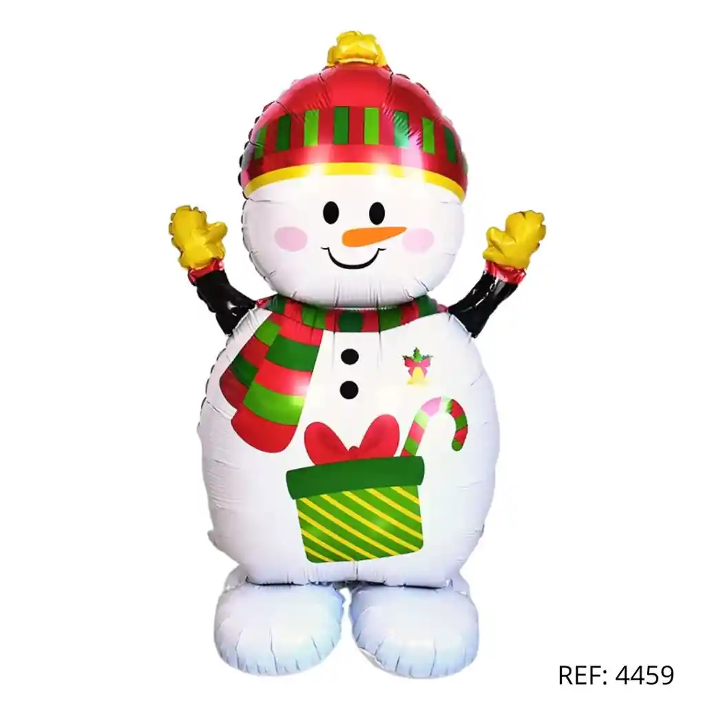 Globo Muñeco De Nieve