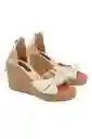 Spadrilla Plataforma Beige Inner
