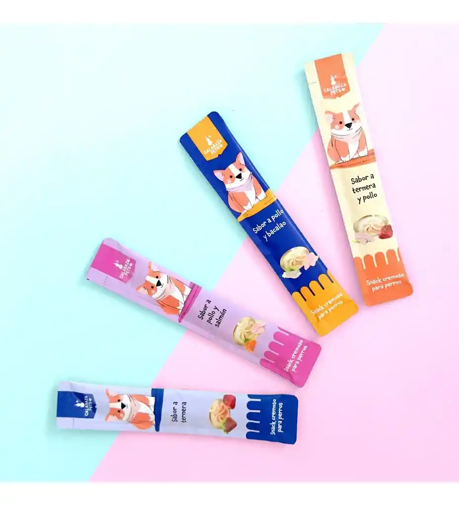 Snack Cremoso Perro X 100 Und Calabaza Pets