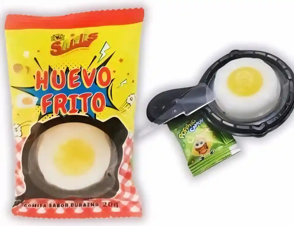 Shiflis Huevo Frito Gomita Sabor Durazno