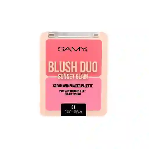 Rubor 2 En 1 Sunset Glam Samy - 01