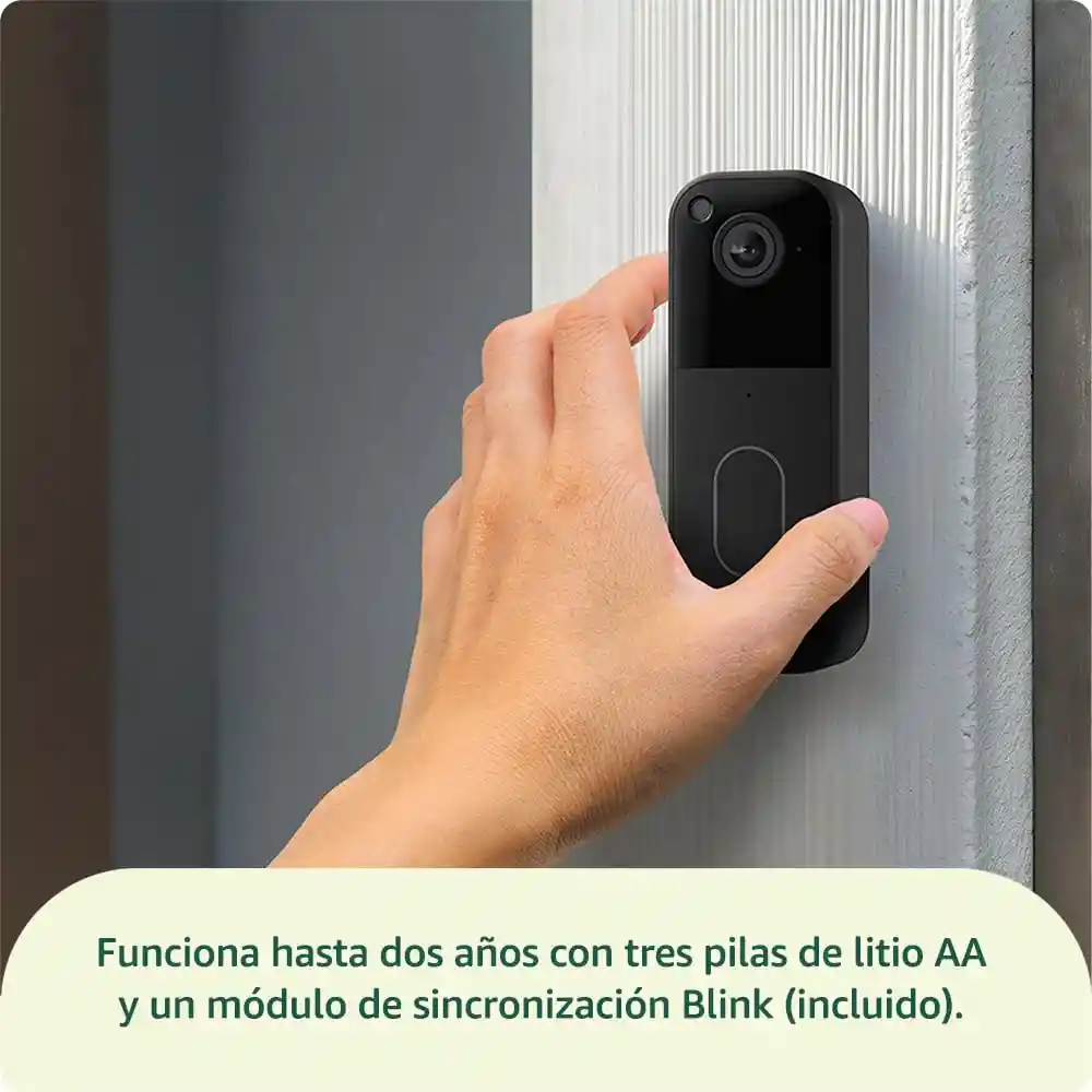 Timbre Inteligente Con Cámara Integrada Hd Blink Con Alexa Integrada