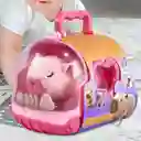 Peluche Mascota Capibara Que Camina Jaula Y Accesorio