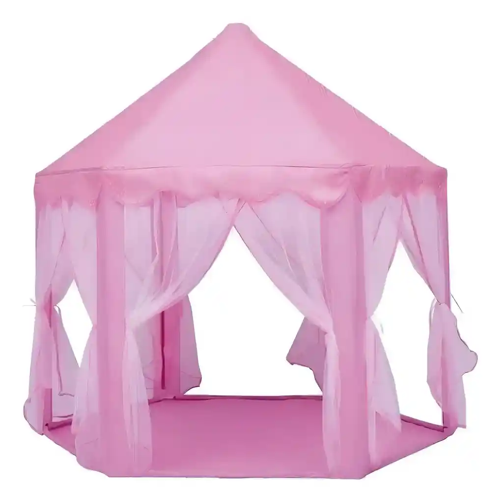Carpa Castillo Velo Rosado Niña Juguete Princesa Casita