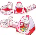 Carpa Tunel Niños Juego De 3 Piezas Piscina De Pelotas Y Túnel