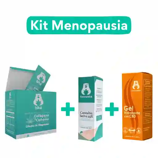 Kit Menopausia: Colágeno+ Aceite Homeopático+gel Hidratante Íntimo